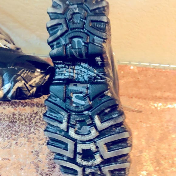 ANTHONY WANG PLATFORM SNEAKERS BLACK AND SILVER EXCELLENT CONDITION - Picture 12 of 12